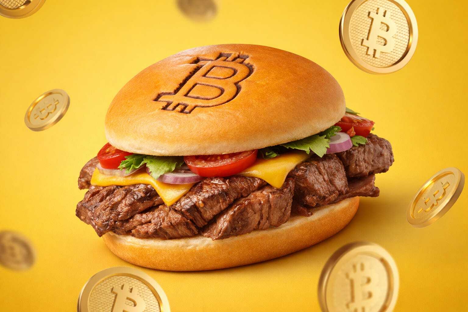 One Steak Sandwich and a side of Bitcoin Please
